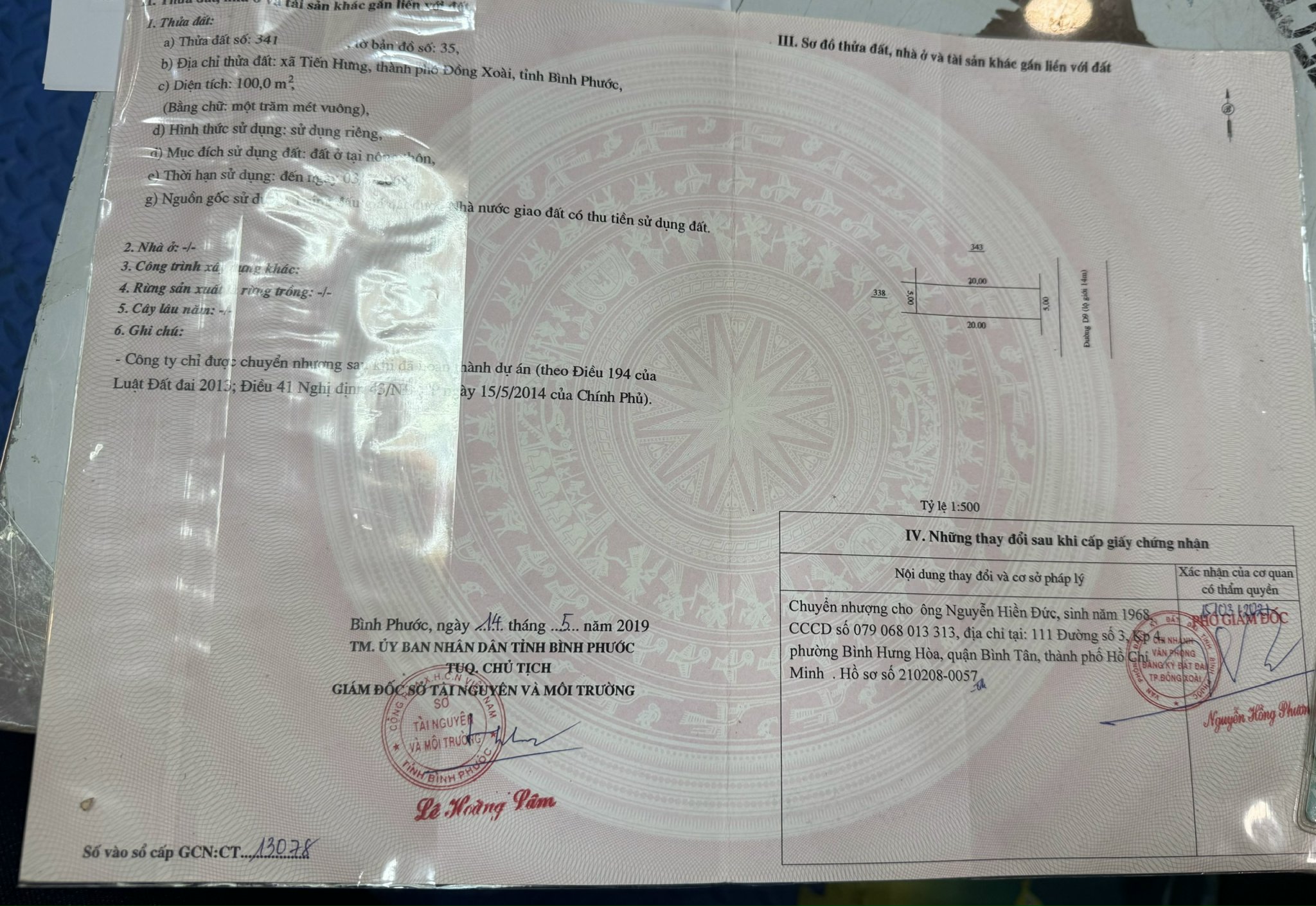 BÁN ĐẤT PHƯỜNG BÌNH PHƯỚC TỈNH ĐỒNG NAI
