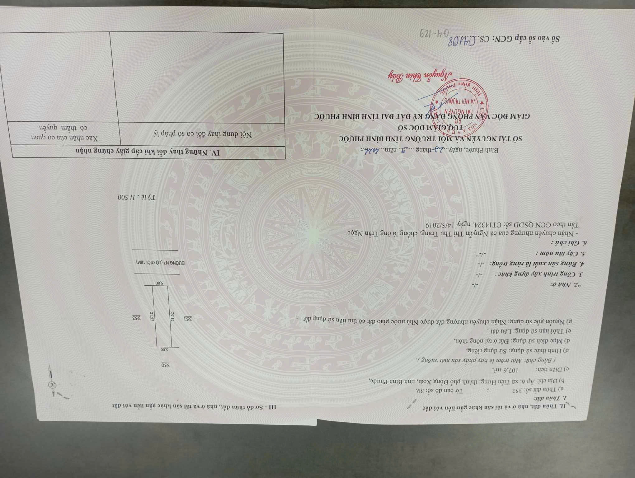 BÁN ĐẤT PHƯỜNG BÌNH PHƯỚC TỈNH ĐỒNG NAI