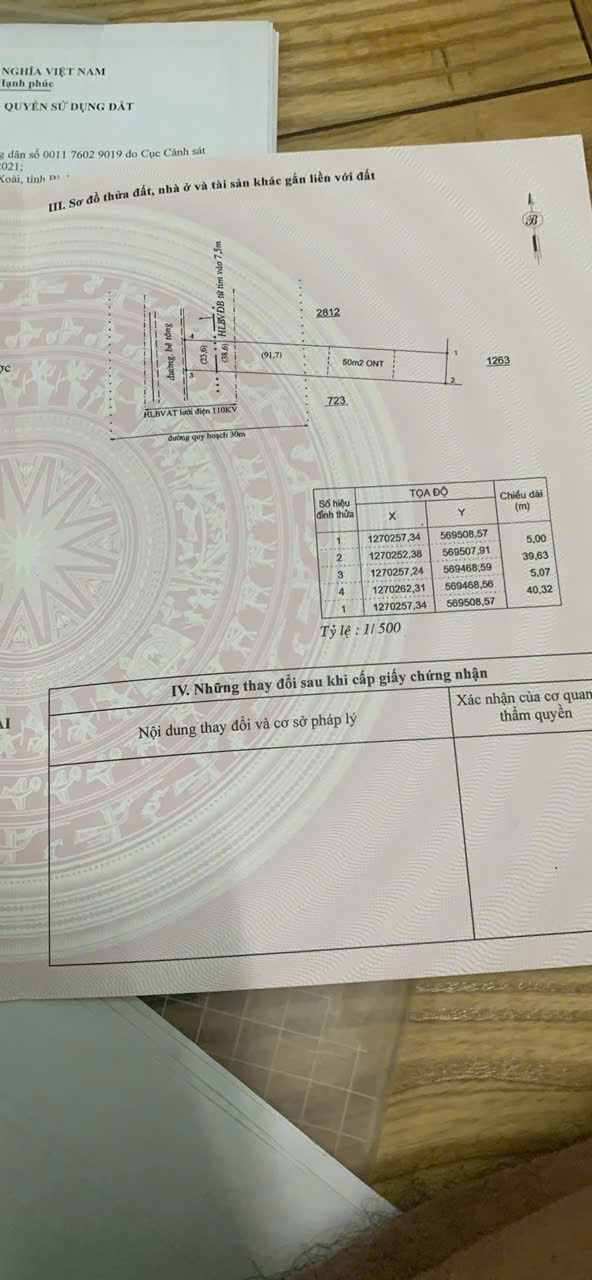 BÁN ĐẤT PHƯỜNG BÌNH PHƯỚC TỈNH ĐỒNG NAI