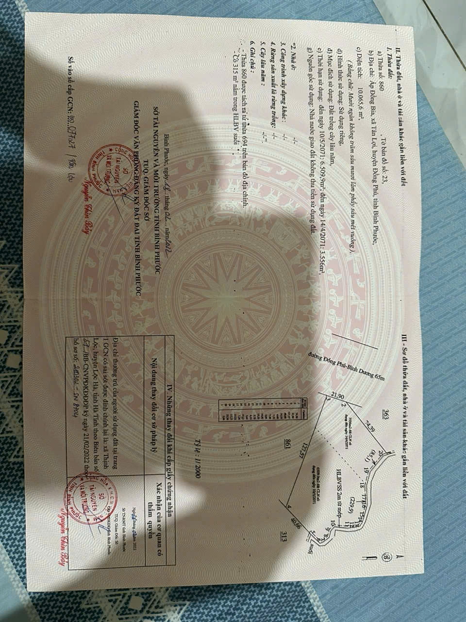 BÁN ĐẤT XÃ TÂN LỢI TỈNH ĐỒNG NAI