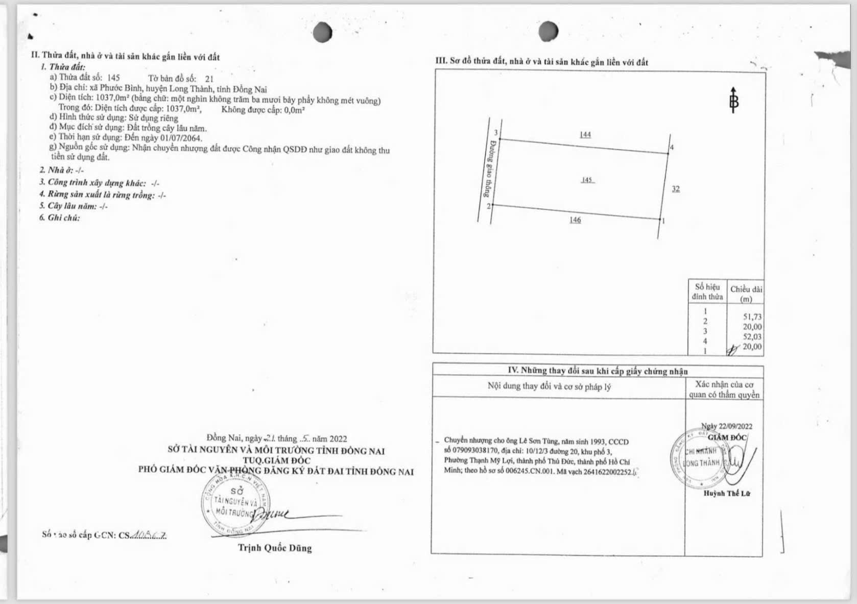 BÁN ĐẤT XÃ PHƯỚC THÁI TỈNH ĐỒNG NAI