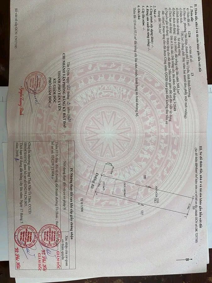 BÁN ĐẤT PHƯỜNG TÂN HIỆP THÀNH PHỐ HỒ CHÍ MINH